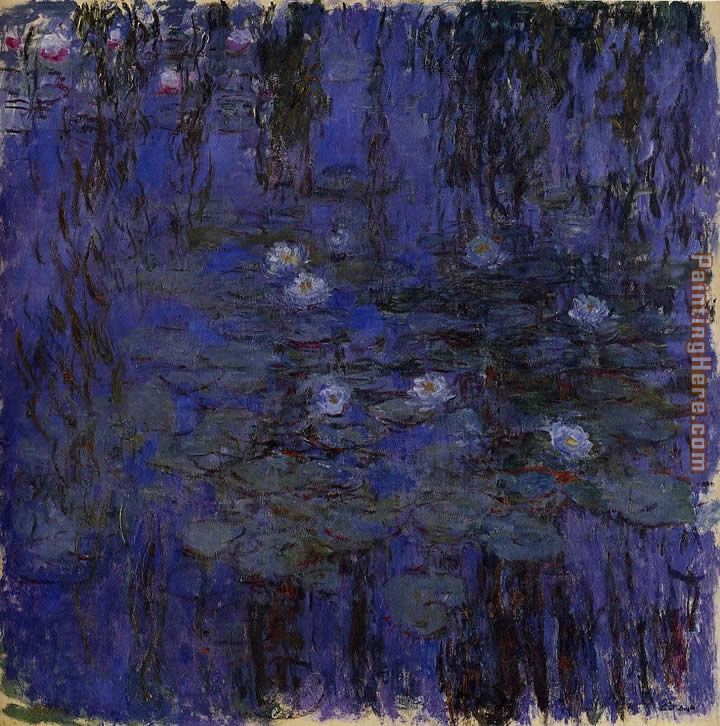 Water-Lilies 40 painting - Claude Monet Water-Lilies 40 art painting